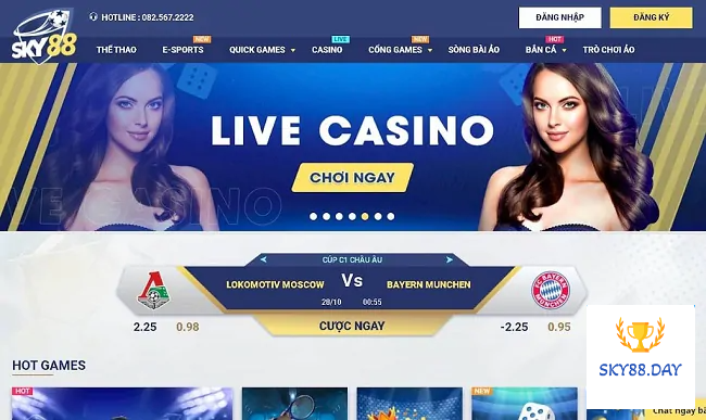 Giới thiệu về Live Casino Sky88